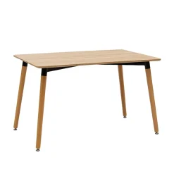 Garnero Arredamenti Tavolo da pranzo moderno 120x80cm rovere Luserna Hot