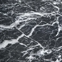 Garnero Arredamenti Tavolo da pranzo moderno 160x90cm marmo nero oro Stella Best