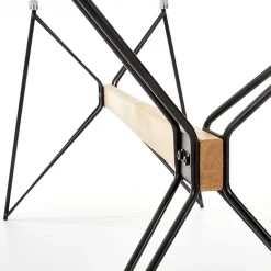 Garnero Arredamenti Tavolo in vetro 160x80cm acciaio nero Acer Gihome® Discount