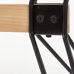 Garnero Arredamenti Tavolo in vetro 160x80cm acciaio nero Acer Gihome® Discount