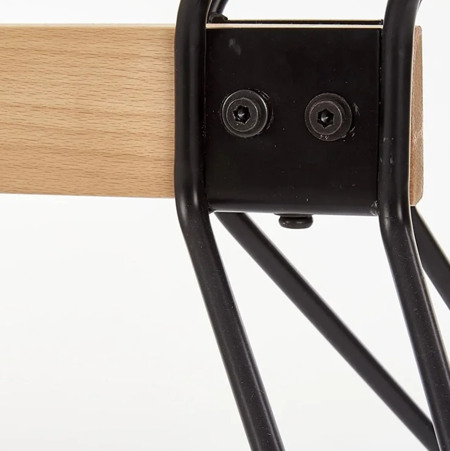 Garnero Arredamenti Tavolo in vetro 160x80cm acciaio nero Acer Gihome® Discount