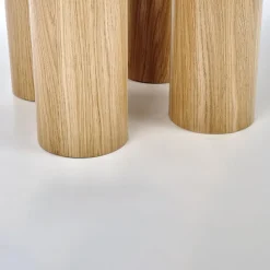 Garnero Arredamenti Tavolo moderno rotondo 120/77cm rovere Canberra Sale