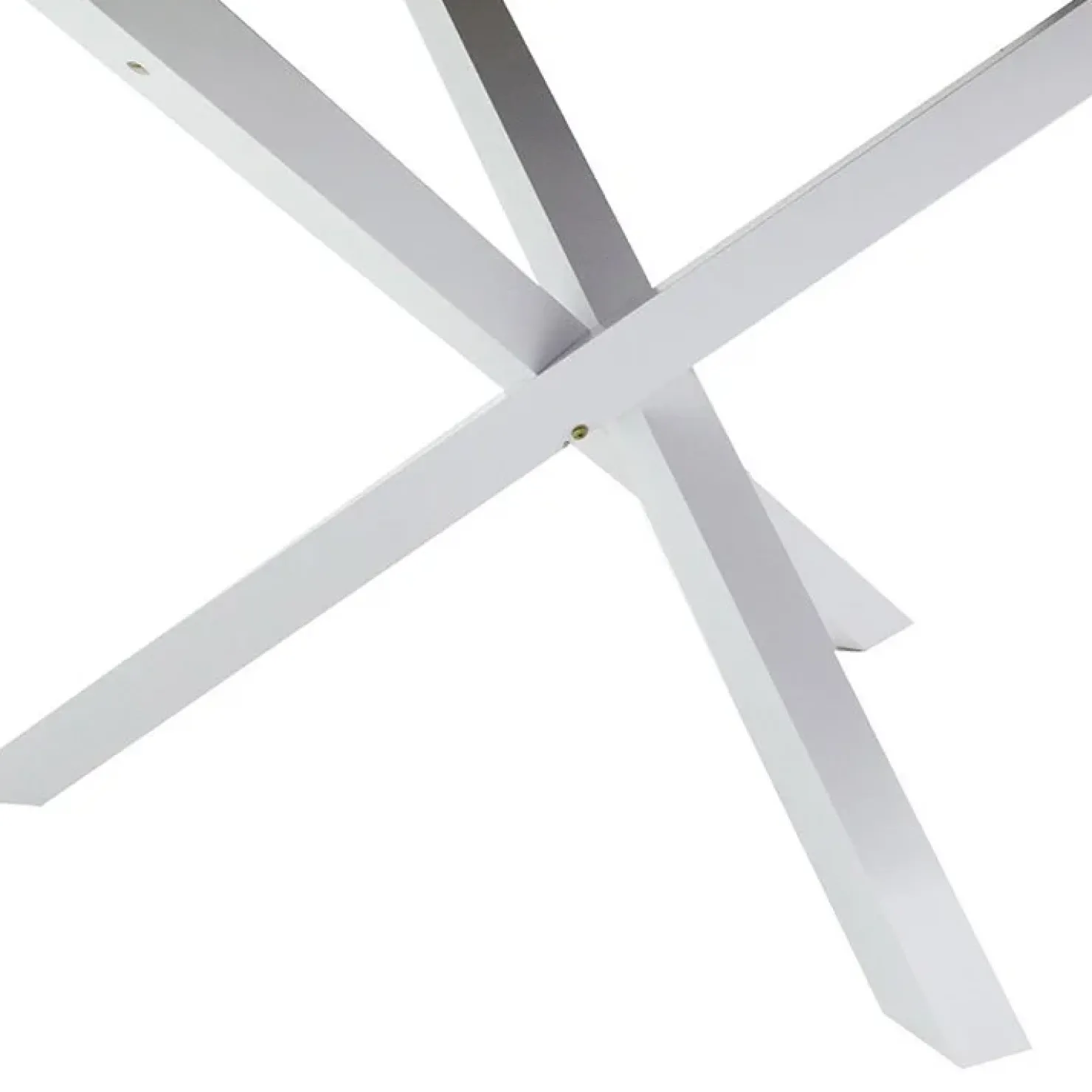 Garnero Arredamenti Tavolo rotondo moderno 120x76cm bianco noce Merlino Best