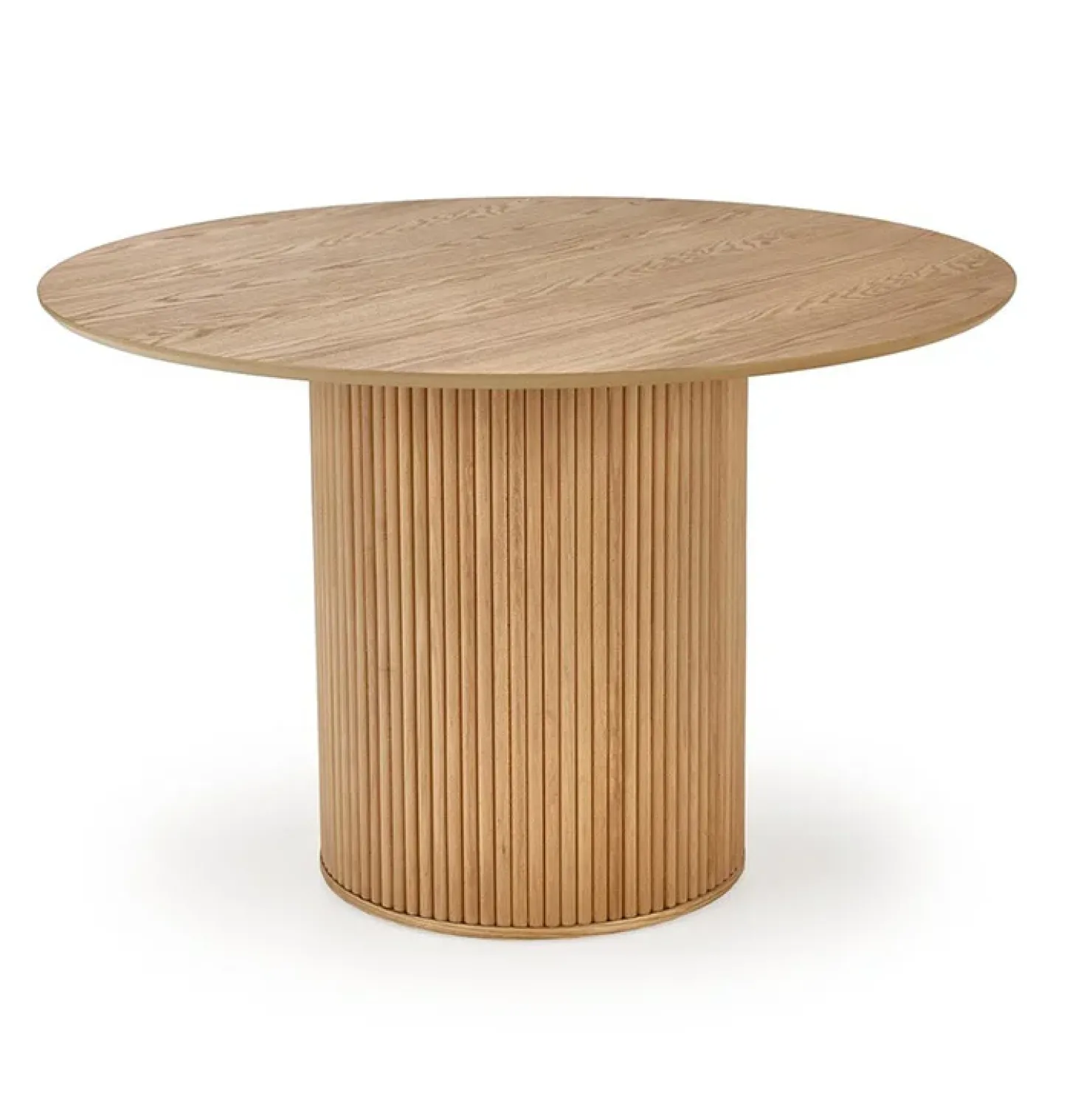 Garnero Arredamenti Tavolo rotondo moderno 120x78cm rovere naturale Italo Sale