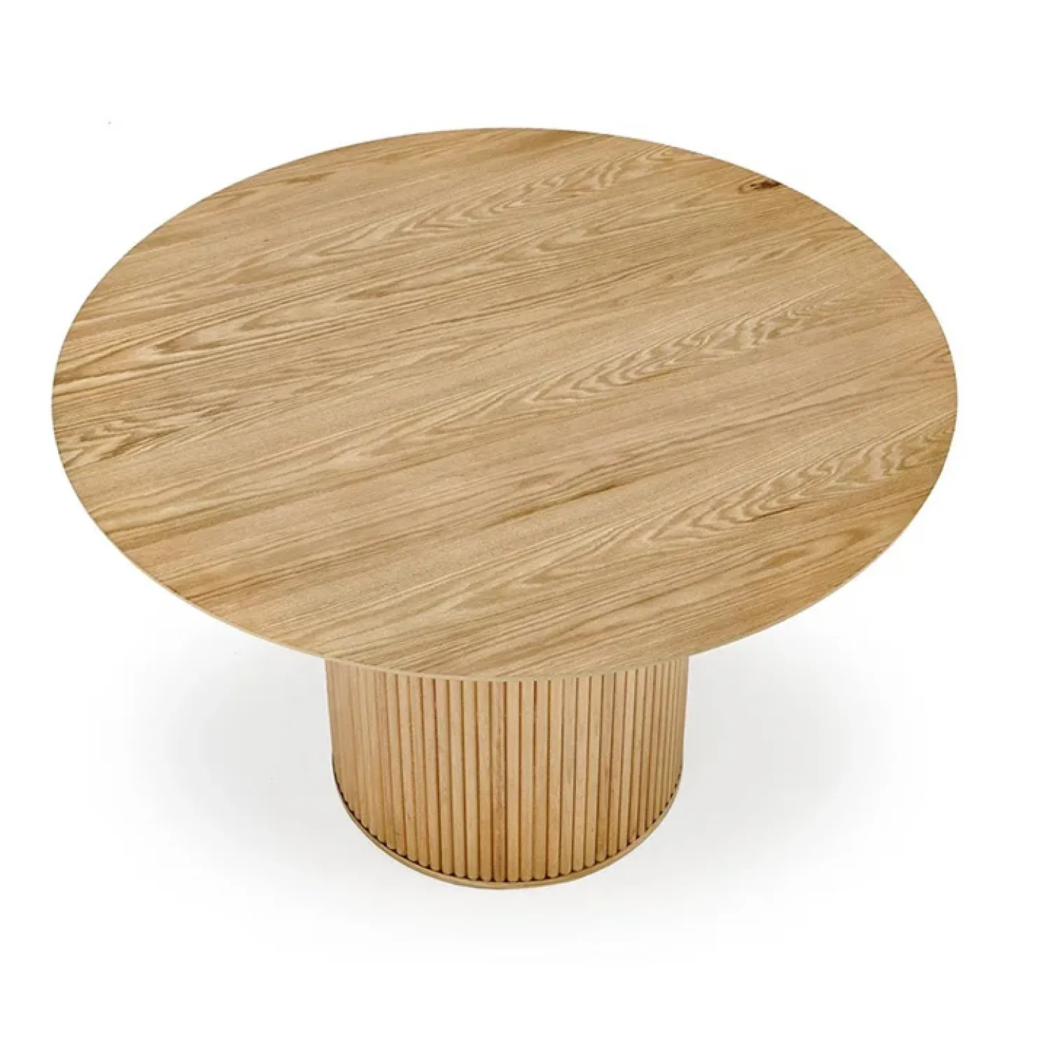 Garnero Arredamenti Tavolo rotondo moderno 120x78cm rovere naturale Italo Sale