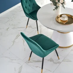 Garnero Arredamenti Tavolo rotondo 120x120cm da pranzo bianco laccato acciaio oro Ruby Best