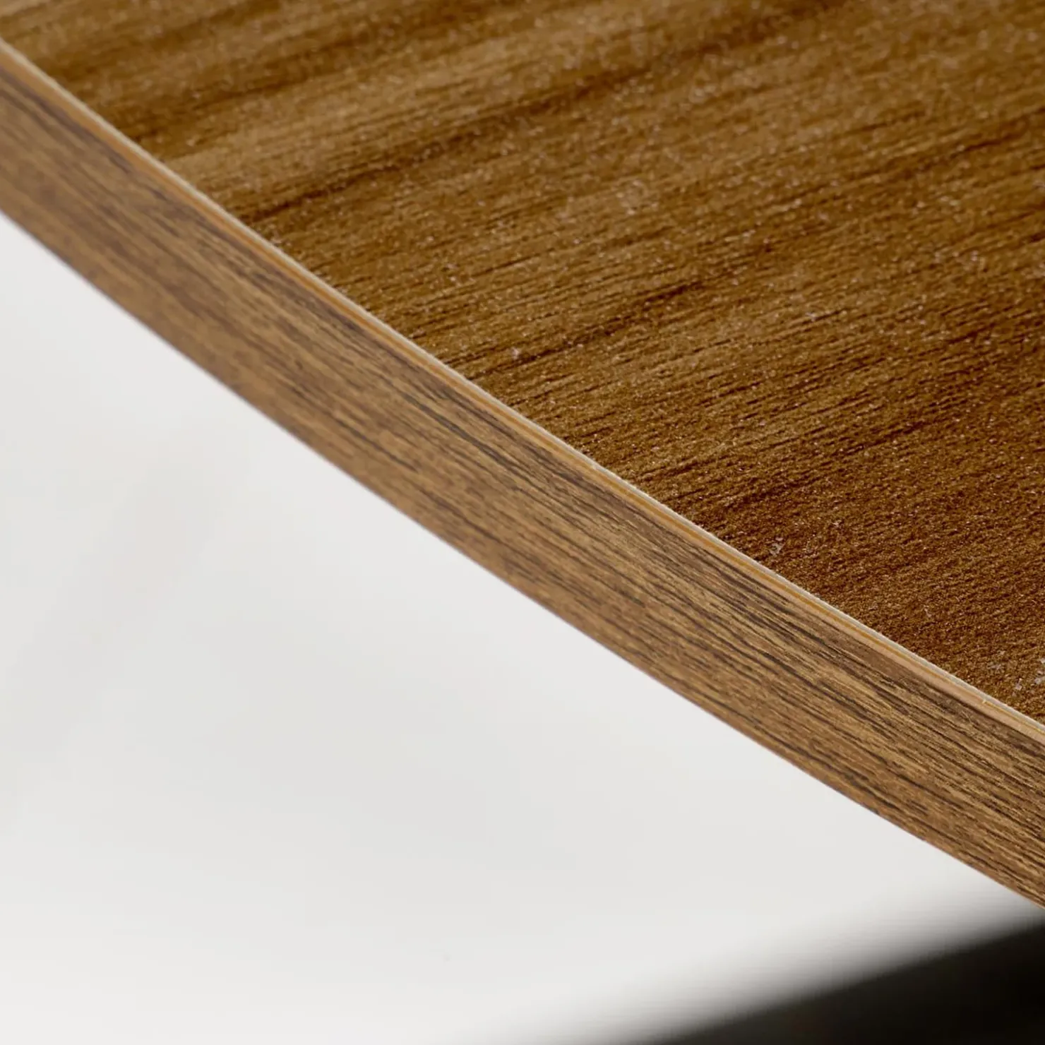 Garnero Arredamenti Tavolo rotondo 100x100cm moderno noce nero Dormelada Noce - Nero Outlet