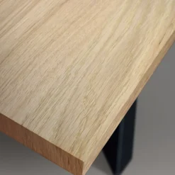 Garnero Arredamenti Tavolo 180x90 cm rovere rustico metallo Gaya Sale