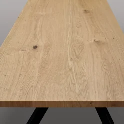 Garnero Arredamenti Tavolo 180x90 cm rovere rustico metallo Gaya Sale