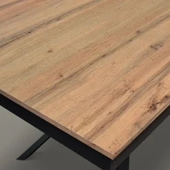 Garnero Arredamenti Tavolo 160x90 cm rovere rustico metallo Gaya Online