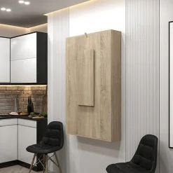 Garnero Arredamenti Tavolo 135x203cm a scomparsa moderno rettangolare Hope Rovere Discount