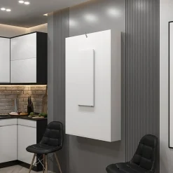 Garnero Arredamenti Tavolo 135x203cm a scomparsa moderno rettangolare bianco Hope Bianco Opaco Clearance