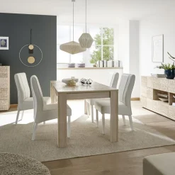 Garnero Arredamenti Tavolo 180x90cm da pranzo rettangolare samoa serigrafato Paradise Rovere Clearance