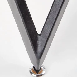 Garnero Arredamenti Tavolo 120x120cm da pranzo rotondo rovere miele acciaio nero Edessa Sale