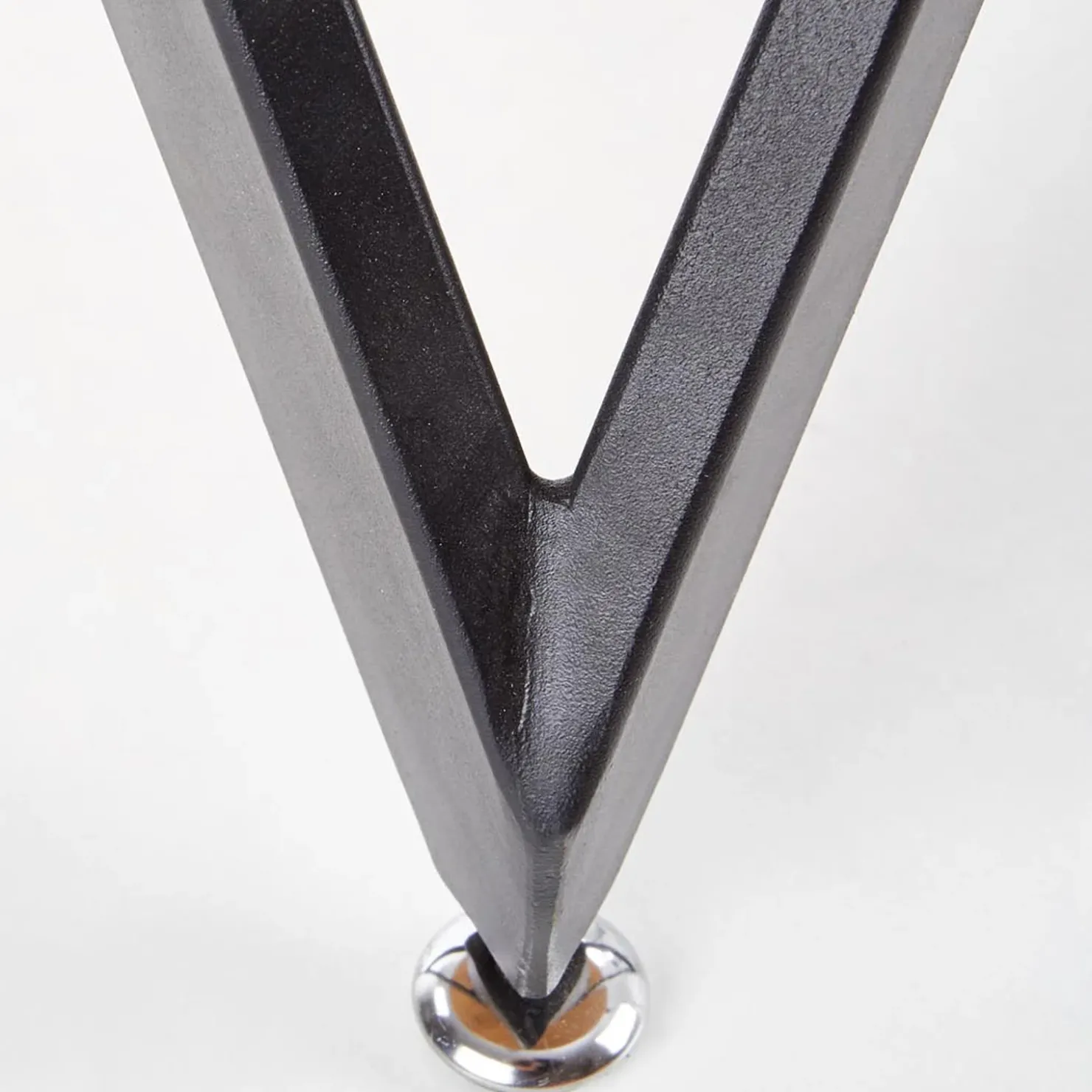 Garnero Arredamenti Tavolo 120x120cm da pranzo rotondo rovere miele acciaio nero Edessa Sale