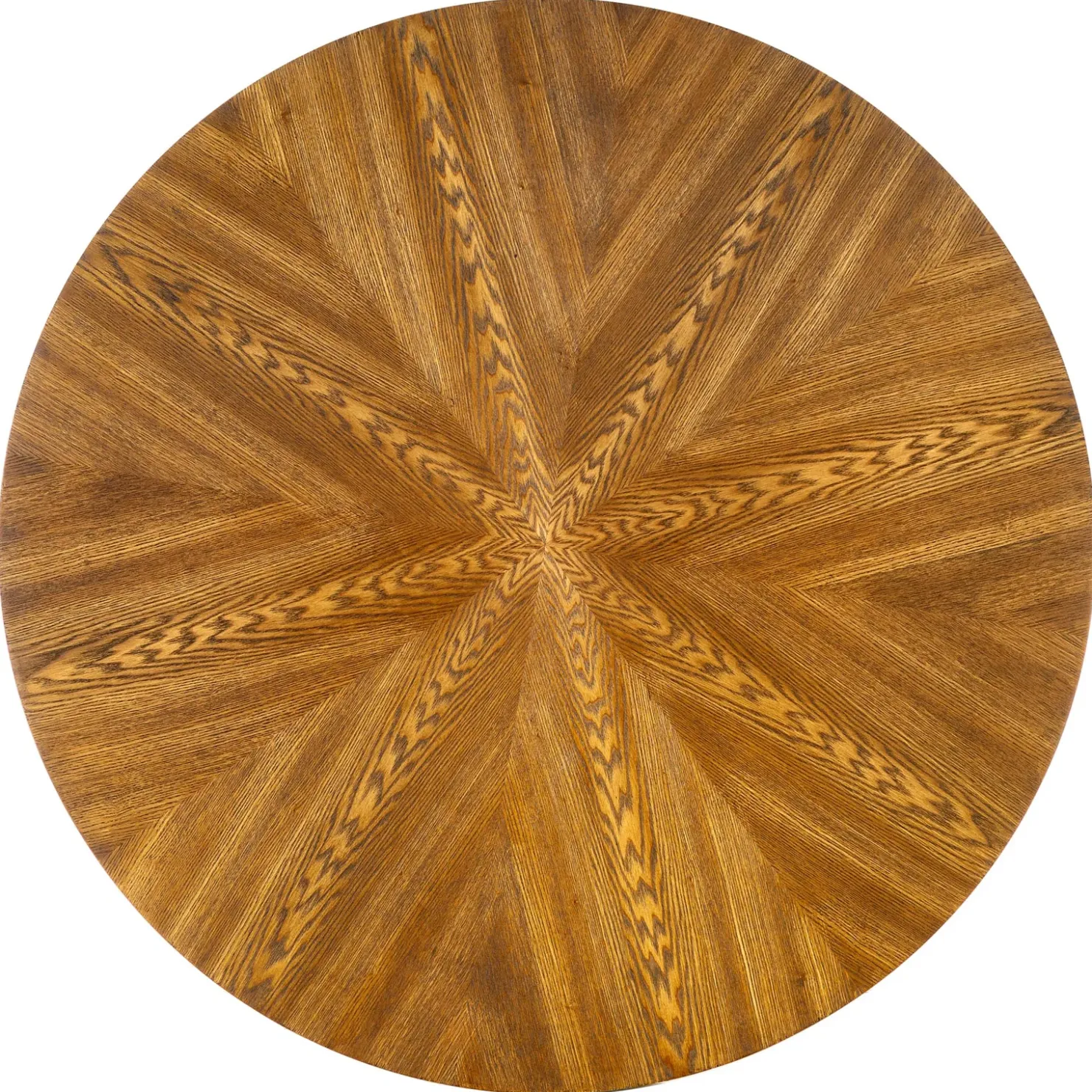 Garnero Arredamenti Tavolo 100x100cm da pranzo rotondo moderno noce acciaio nero Lukla Online