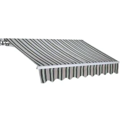 Garnero Arredamenti Tenda da sole a bracci unito 250x200cm righe verdi Orsus Verde Hot