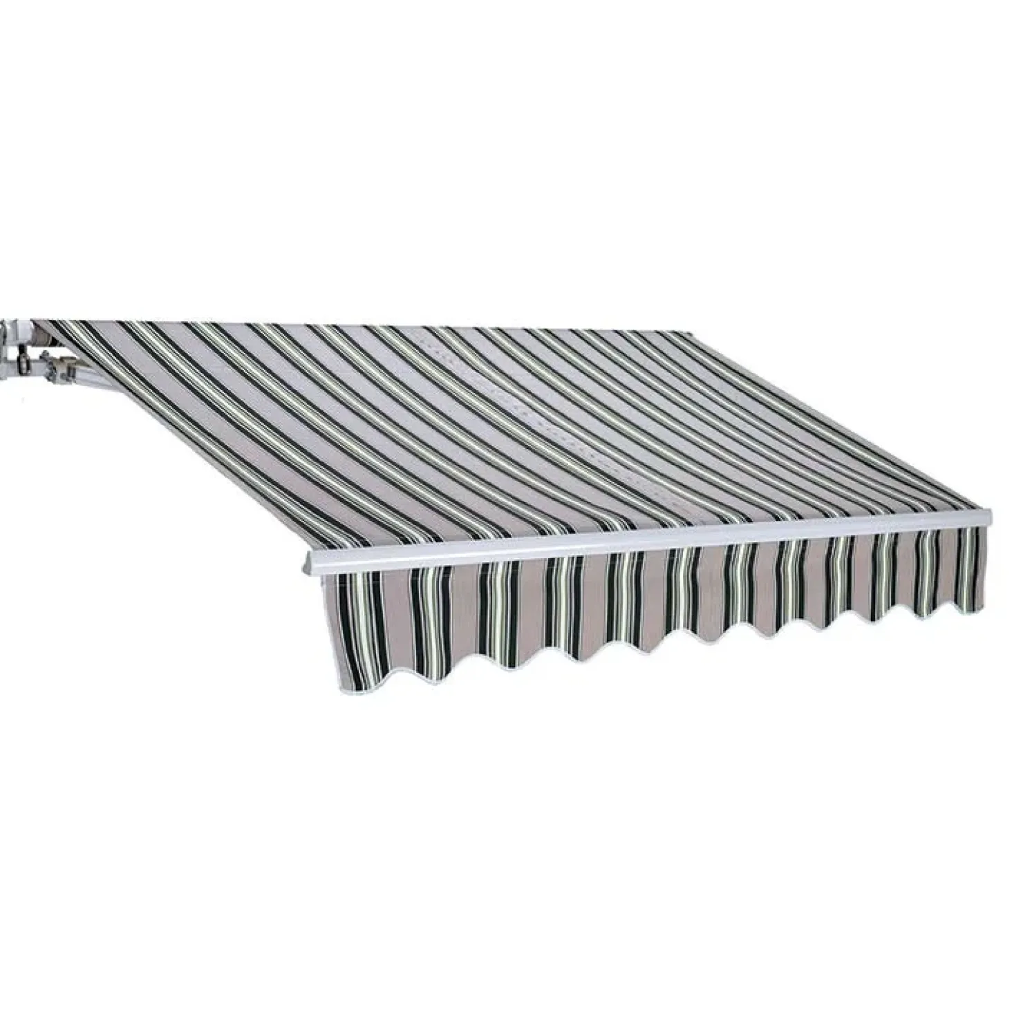 Garnero Arredamenti Tenda da sole a bracci unito 250x200cm righe verdi Orsus Verde Hot