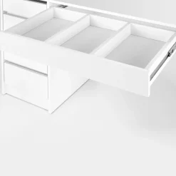 Garnero Arredamenti Toeletta da trucco con specchio 120x140cm con LED bianco Cherie Bianco Opaco Sale