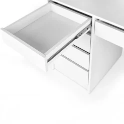 Garnero Arredamenti Toeletta da trucco con specchio 120x140cm con LED bianco Cherie Bianco Opaco Sale