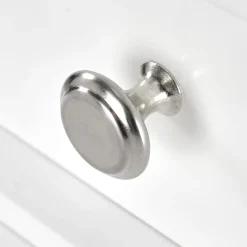 Garnero Arredamenti Toeletta da trucco 80x130h cm con specchio e sgabello bianco Lyra Outlet