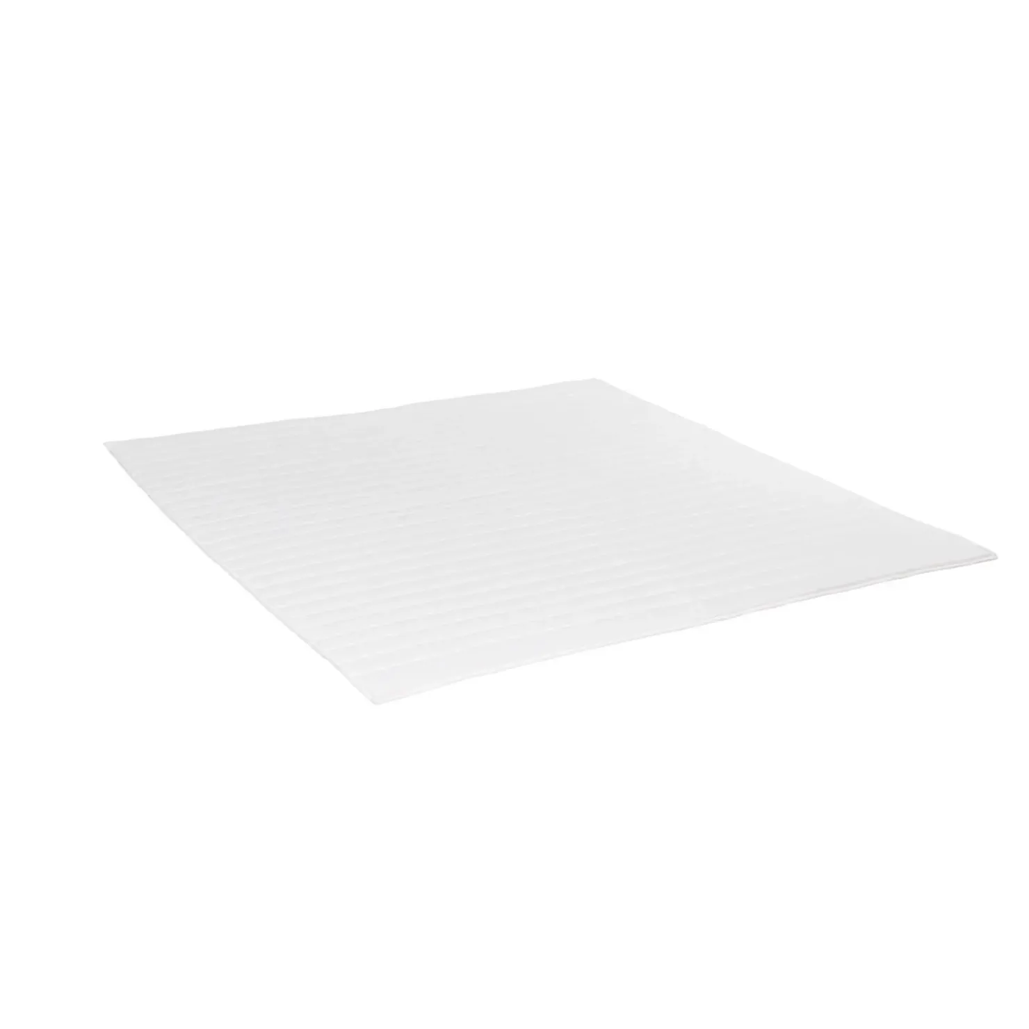 Garnero Arredamenti Topper matrimoniale oversize 180x200cm trapuntato imbottito con elastici bianco Corsica Discount