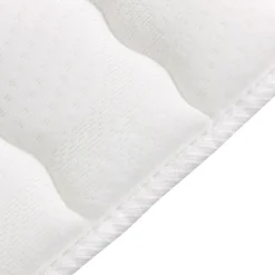 Garnero Arredamenti Topper matrimoniale oversize 180x200cm trapuntato imbottito con elastici bianco Corsica Discount