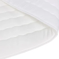 Garnero Arredamenti Topper matrimoniale oversize 180x200cm trapuntato imbottito con elastici bianco Corsica Discount