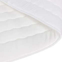 Garnero Arredamenti Topper singolo 80x200cm trapuntato imbottito con elastici bianco Corsica Hot