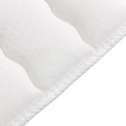 Garnero Arredamenti Topper singolo 80x200cm trapuntato imbottito con elastici bianco Corsica Hot