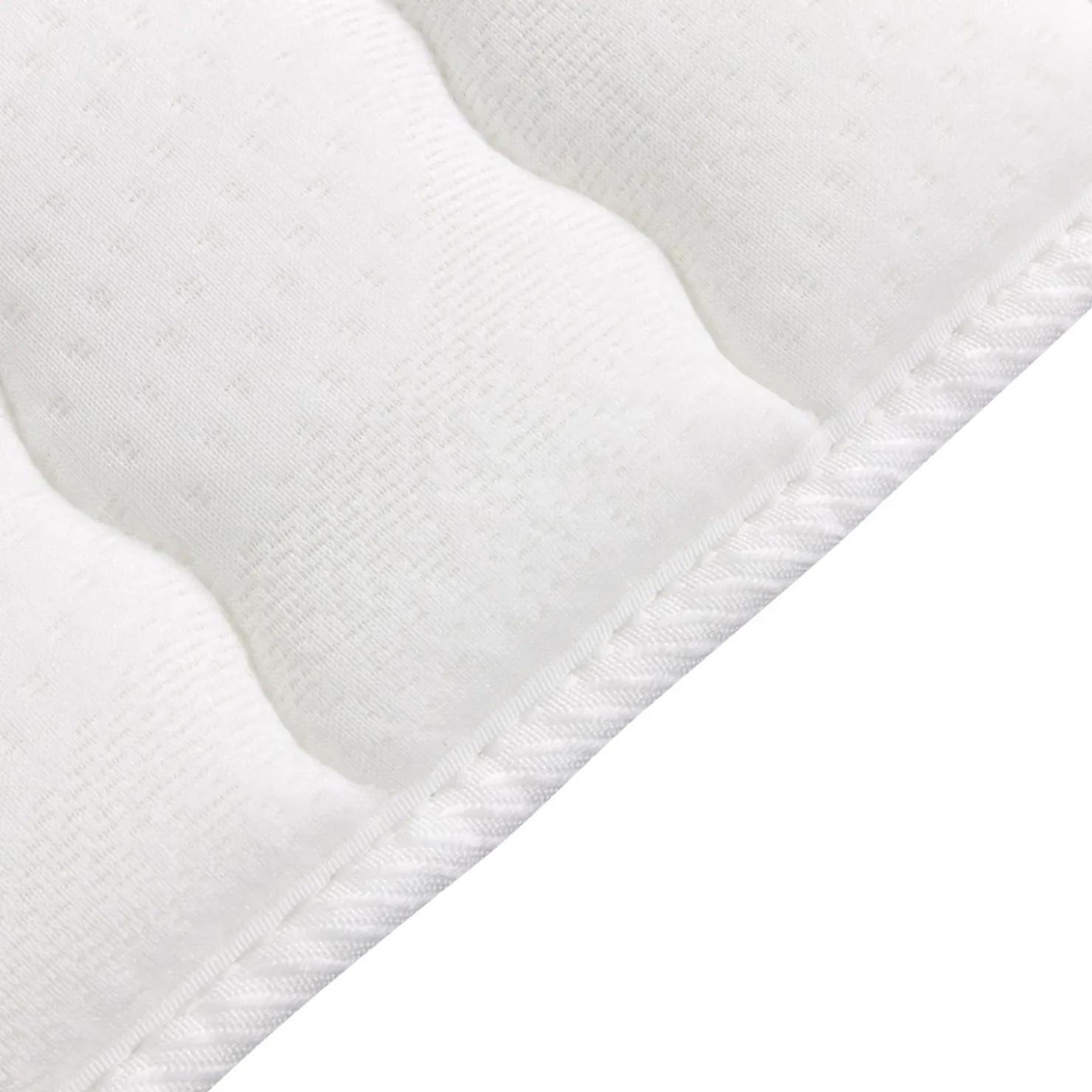 Garnero Arredamenti Topper singolo 80x200cm trapuntato imbottito con elastici bianco Corsica Hot