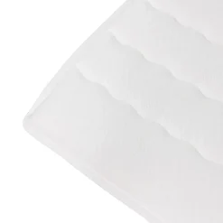 Garnero Arredamenti Topper singolo 80x200cm trapuntato imbottito con elastici bianco Corsica Hot