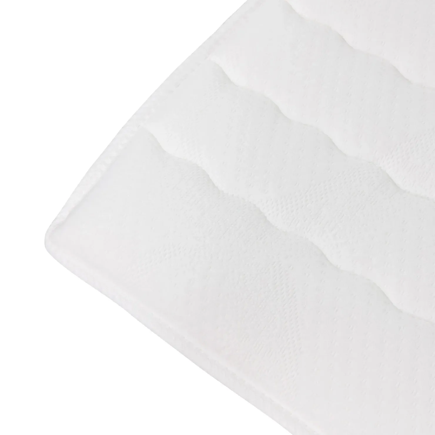 Garnero Arredamenti Topper singolo 80x200cm trapuntato imbottito con elastici bianco Corsica Hot