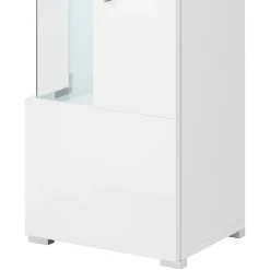 Garnero Arredamenti Vetrina 45x160h cm 1 anta destra moderna Frisk Bianco Lucido Discount