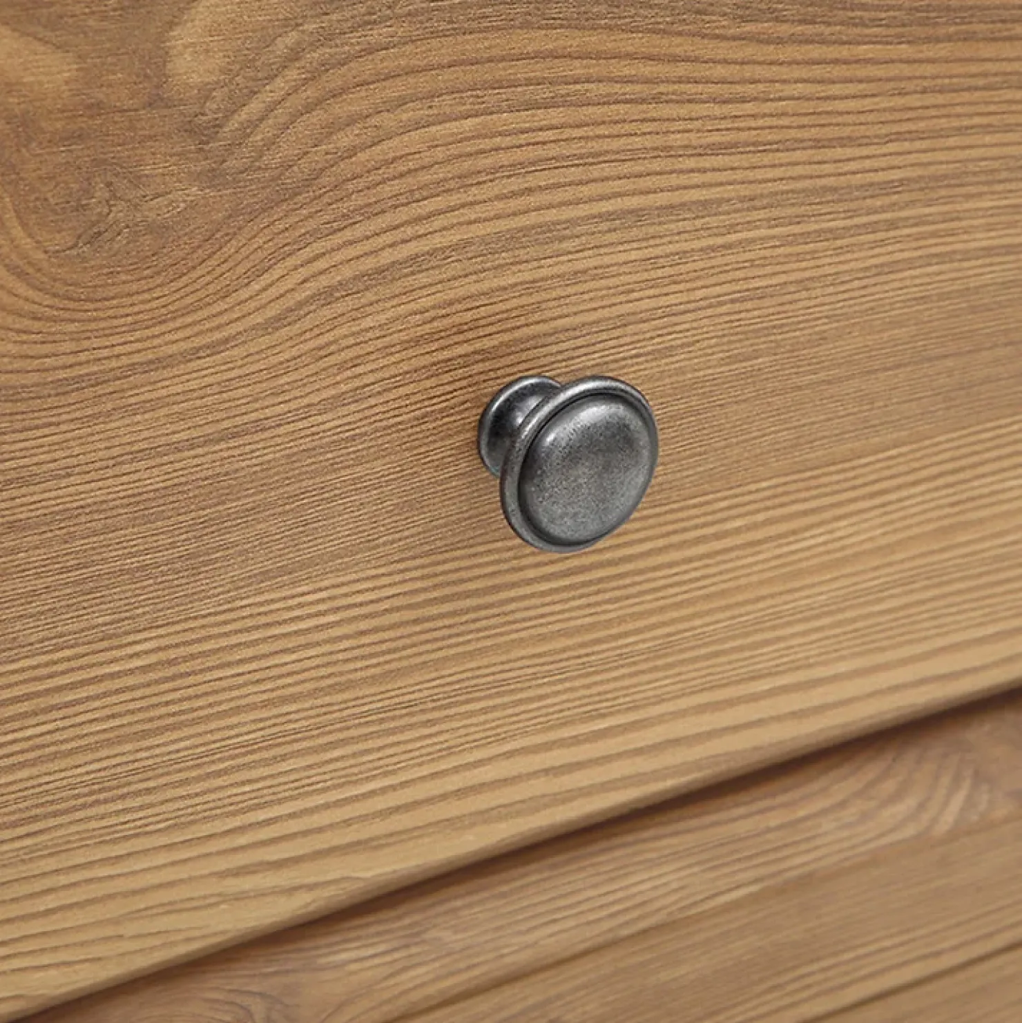 Garnero Arredamenti Vetrinetta 72x202h cm 1 anta 3 cassetti rovere scuro Lucca New