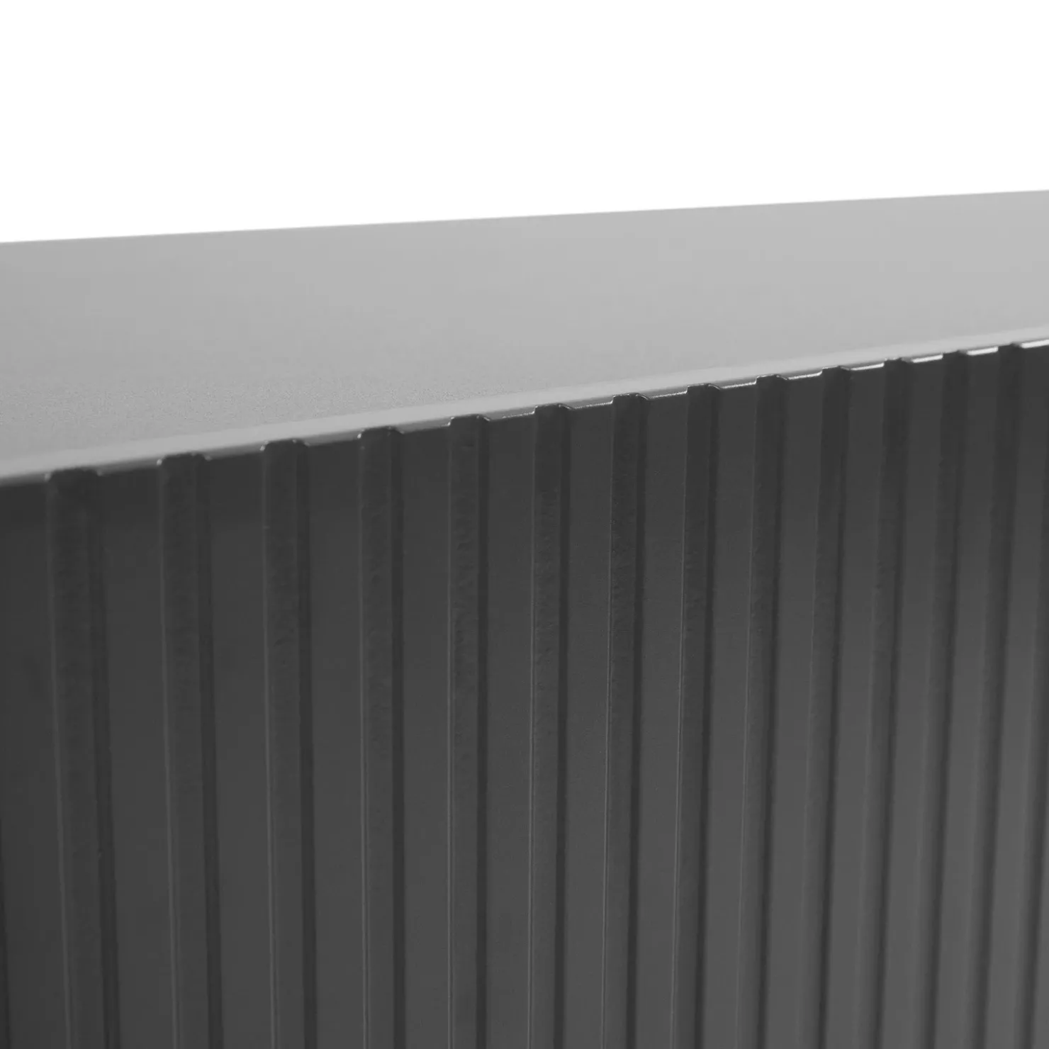 Garnero Arredamenti Vetrinetta 60x183h cm 1 anta moderna cannettato Essence Antracite Online