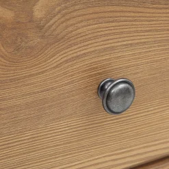 Garnero Arredamenti Vetrinetta 102x202h cm 4 ante rovere scuro Lucca Sale