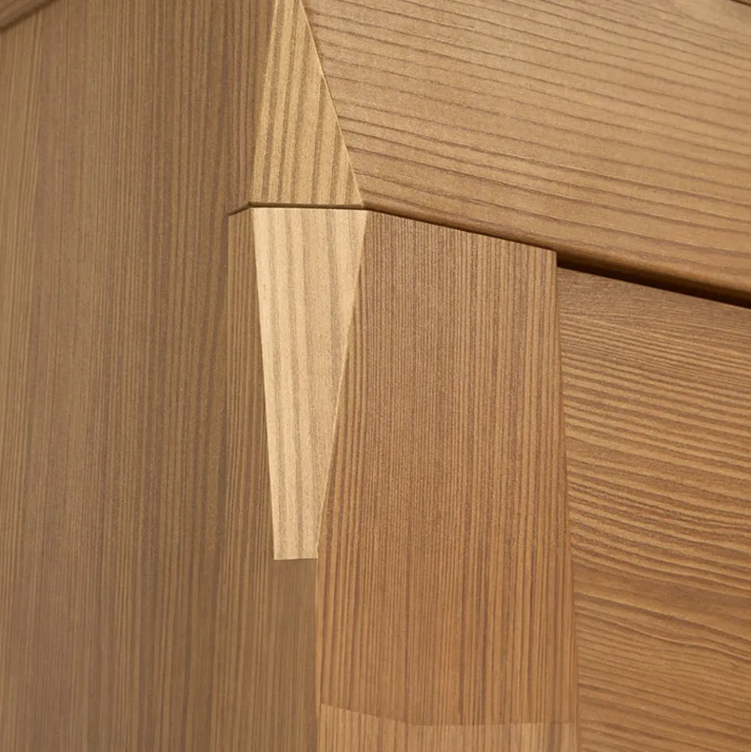 Garnero Arredamenti Vetrinetta 102x202h cm 4 ante rovere scuro Lucca Sale